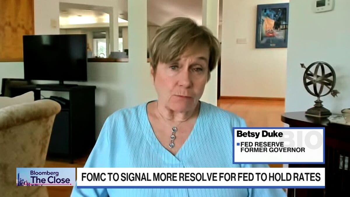Fmr. Fed Governor Betsy Duke on Warsh's Future, Rates