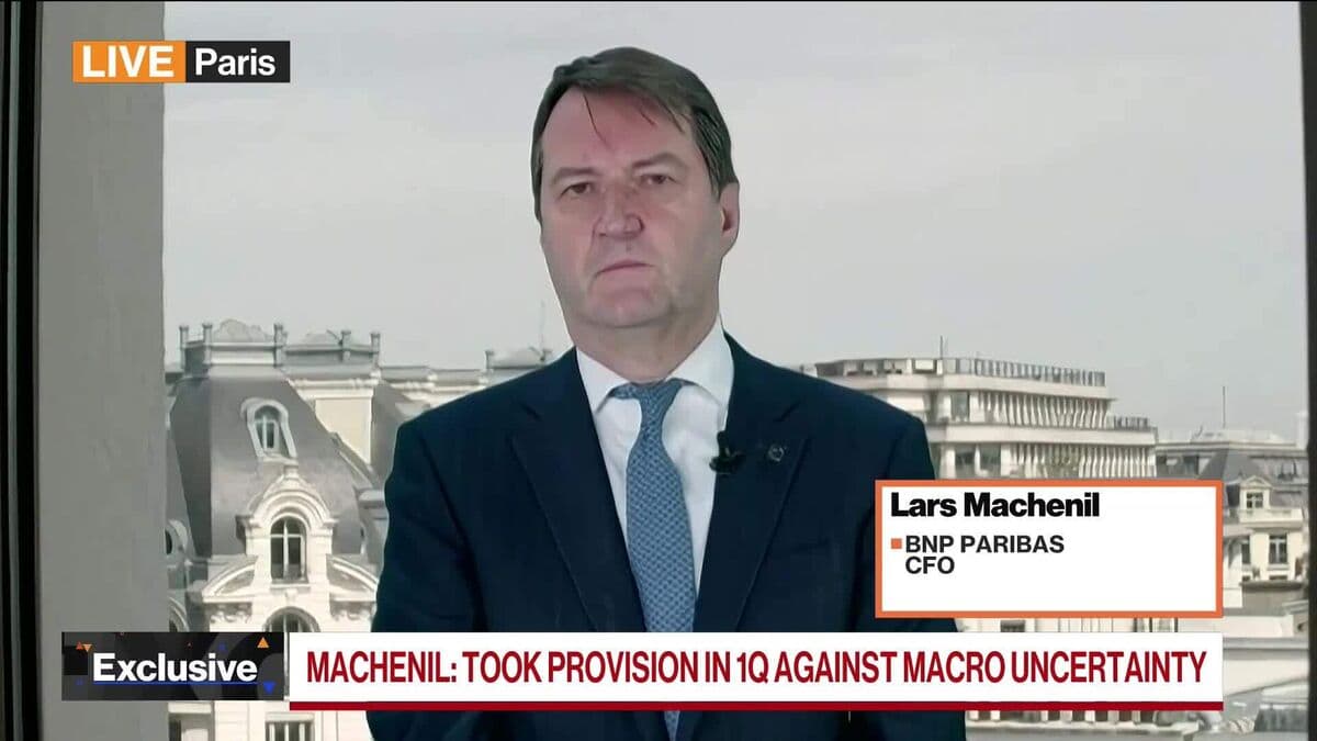 BNP Paribas CFO: Took Provisions Against Macro Uncertainty