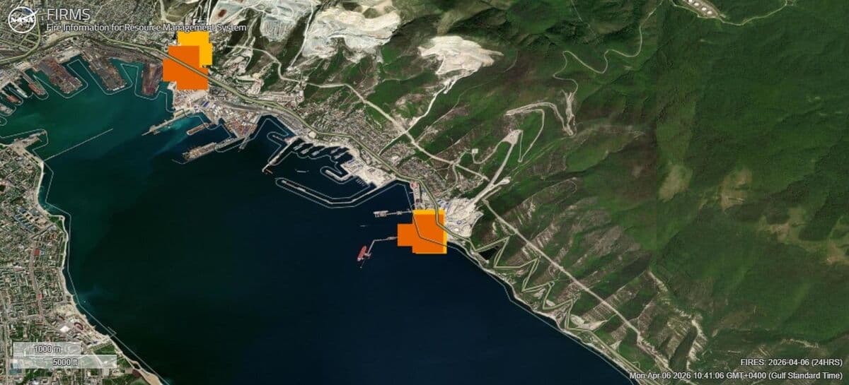 Ukraine Says Drones Set Russian Black Sea Oil Terminal on Fire