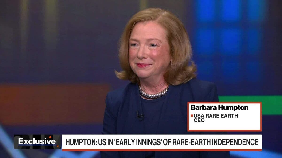 'Early Innings' of US Rare-Earth Independence: Humpton