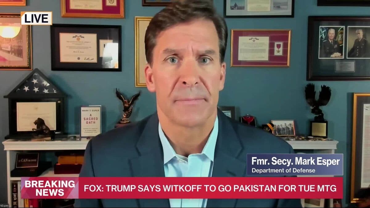 Fmr. Secretary of Defense Esper: "It's Gonna Be Hard To Get a Deal Done"