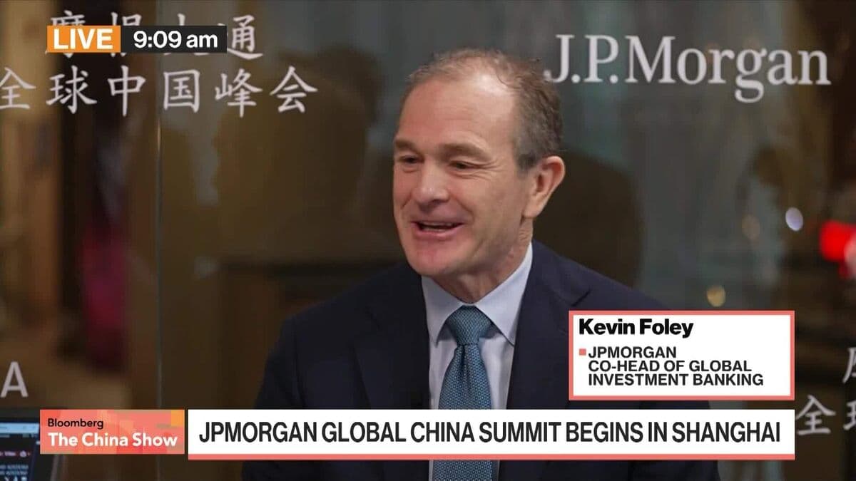 JPMorgan’s Foley Sees Strong IPO Growth in HK, China