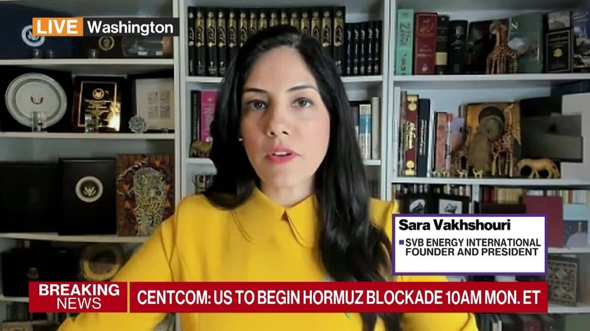 SVB Energy's Vakhshouri on US Blockade of Hormuz