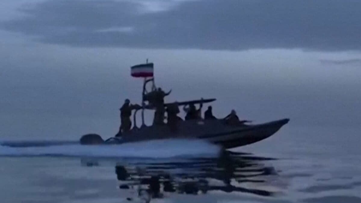 Iran State TV Airs Video of Navy Seizing Ships in Hormuz