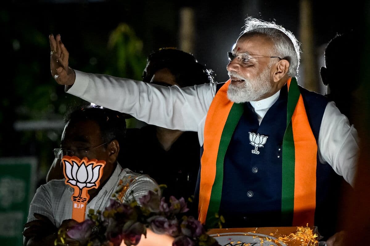 Modi Eyes Milestone Win as Key States Begin Vote Counts