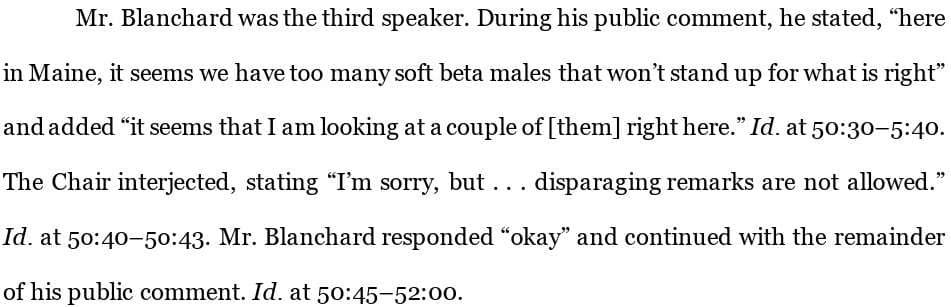 "Gossip," "Abusive Language," and "Soft Beta Males" in Public Comments at School Board Meetings