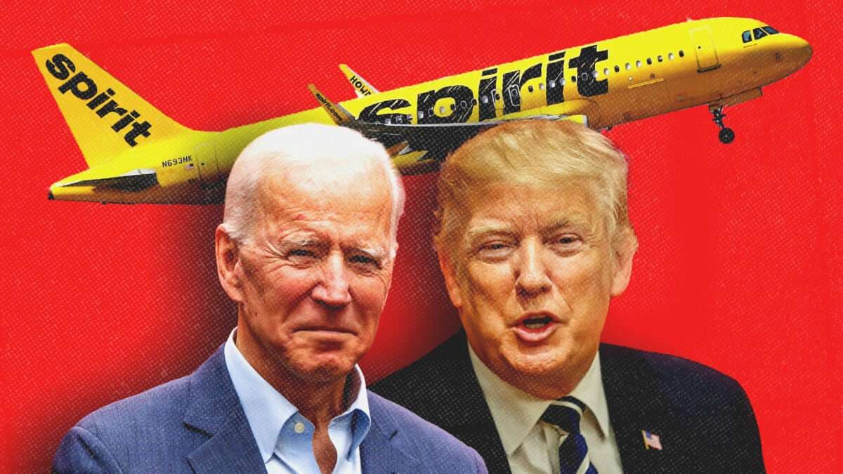 Biden Killed the Spirit Airlines Merger. Now Trump Wants Taxpayers To Save the Company.
