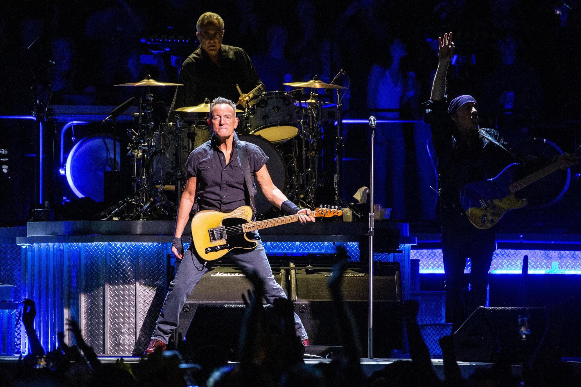 Bruce Springsteen Jabs Donald Trump And The Ellisons As He Performs On Stephen Colbert’s Second-To-Last Show