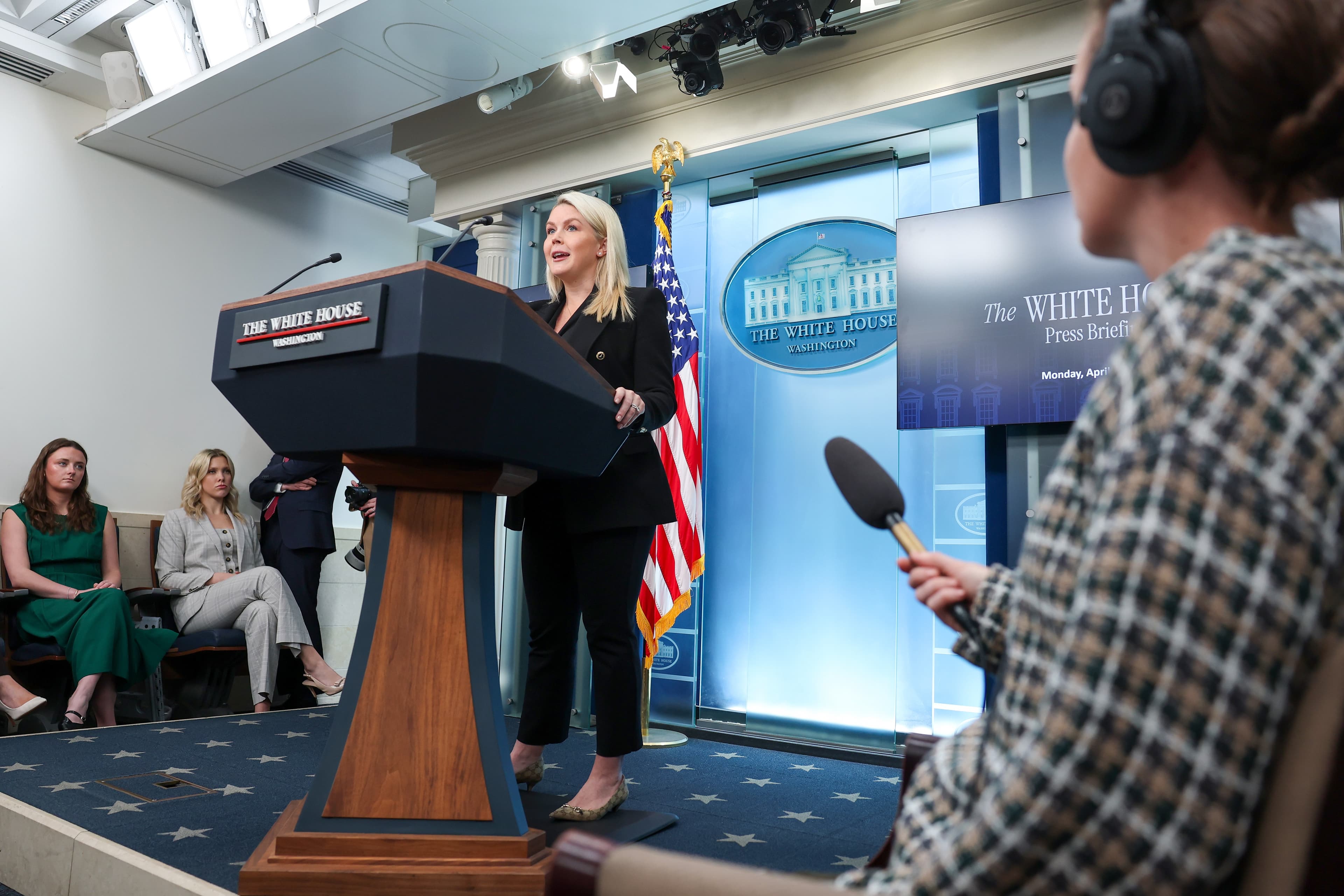 White House Press Secretary Calls Out Jimmy Kimmel’s “Expectant Widow” Joke As She Blames “Deranged” Anti-Trump Rhetoric For Latest Shooting