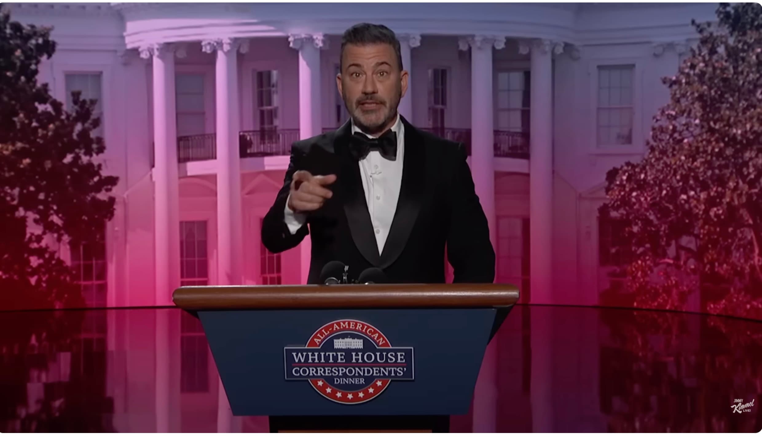 Jimmy Kimmel Delivers Scathing, “Alternative” White House Correspondents’ Dinner Roast Of Donald Trump