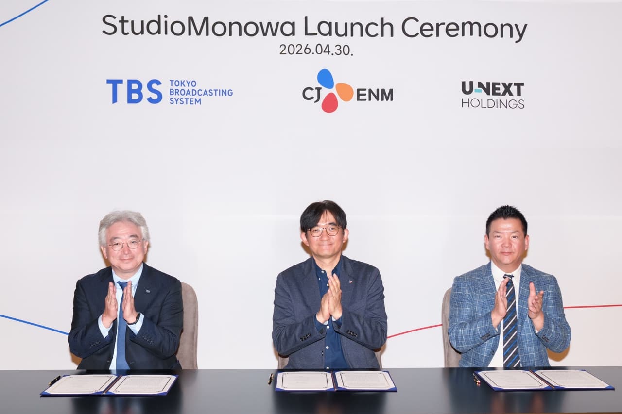 CJ ENM, TBS & U-Next Holdings Launch Korea-Japan Joint Venture StudioMonowa