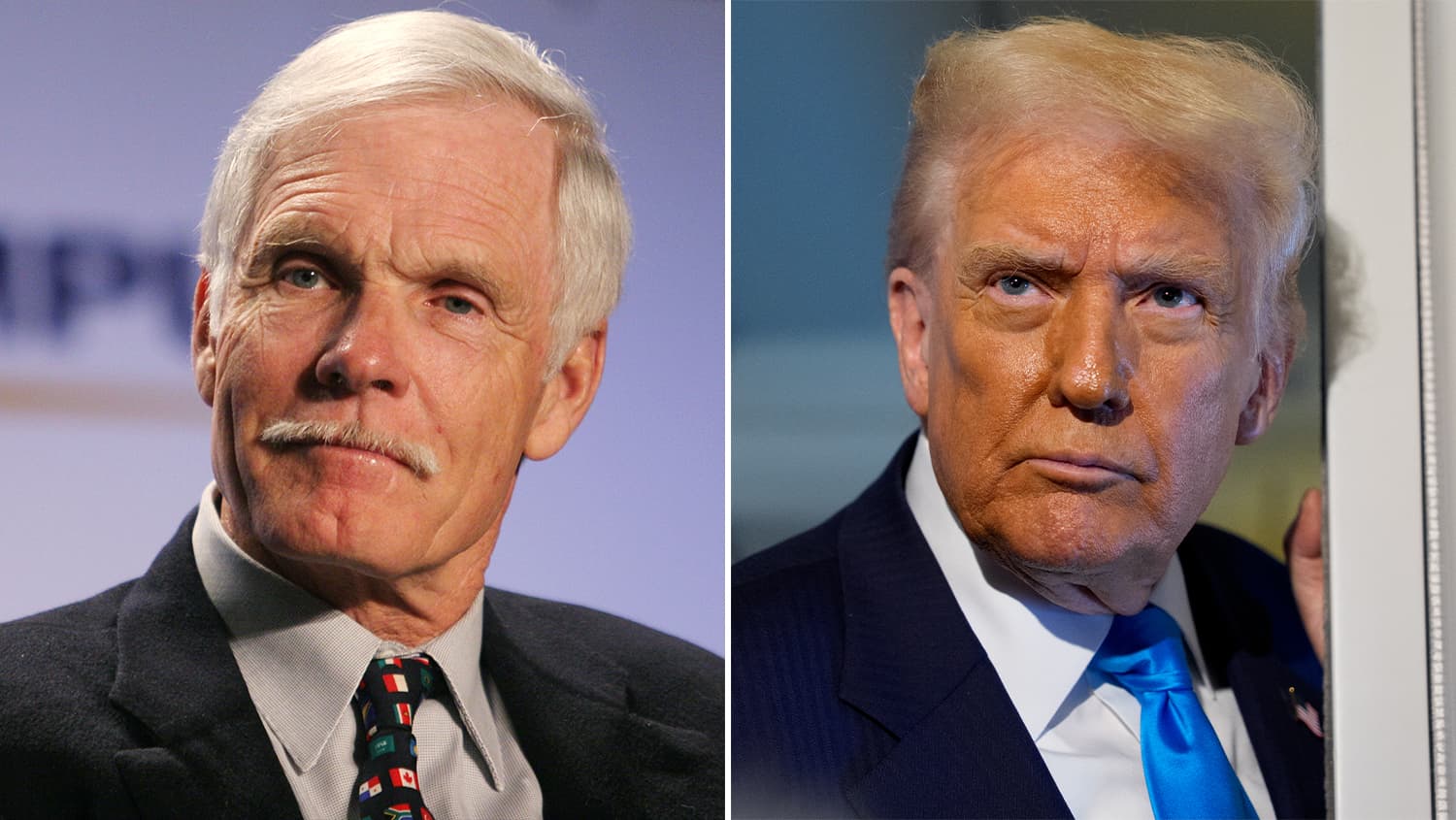Donald Trump Pays Tribute To Ted Turner While Lamenting “Woke” CNN
