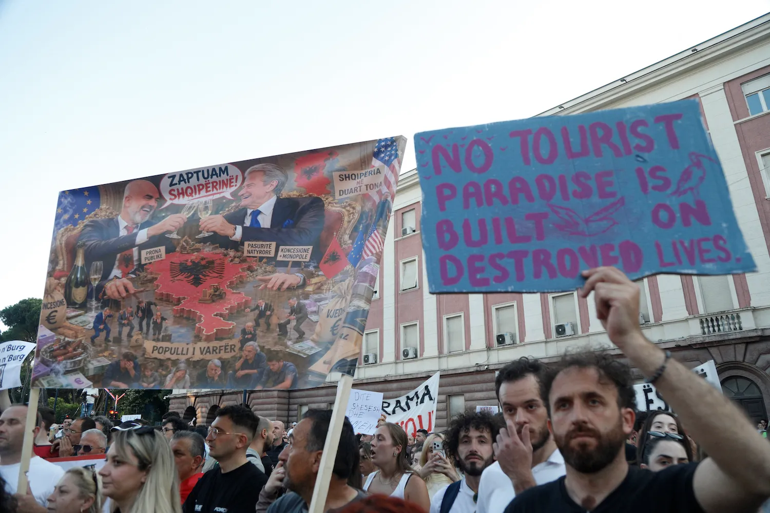 Kushner-Linked Luxury Resort Plans Ignite Protests Across Albania