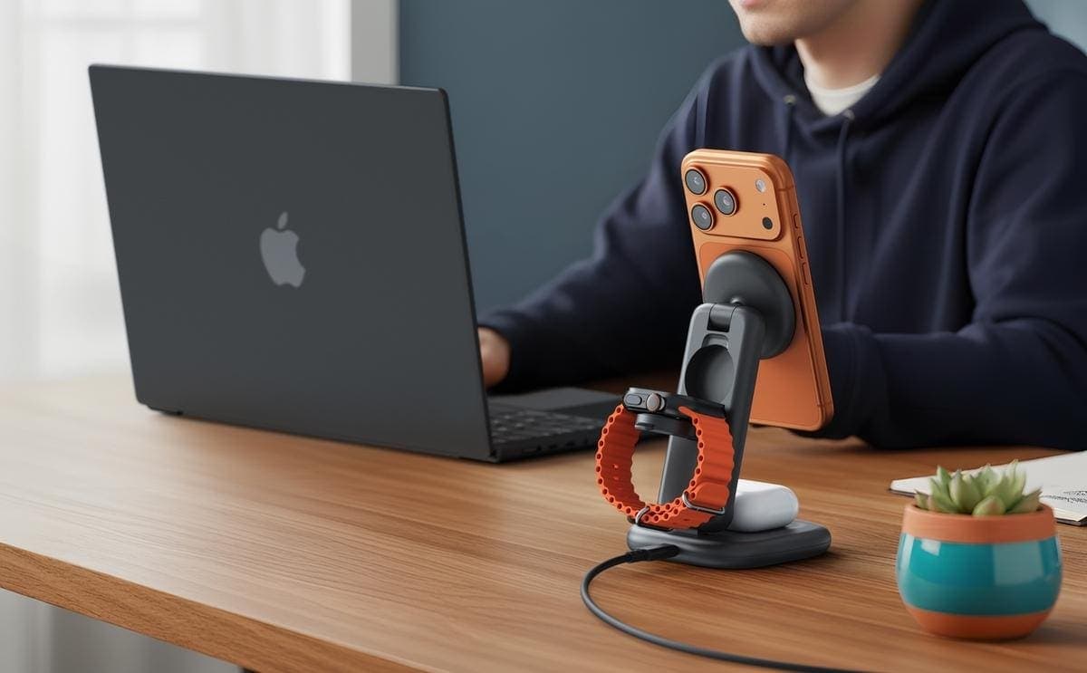 Satechi’s Launches New 3-In-1 Charging Stand With Fast Qi 2 Charging