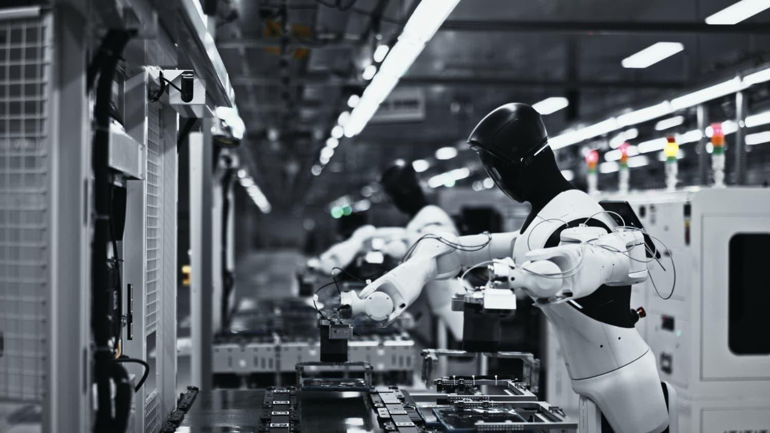 World-First: Humanoid Robot On Live Industrial-Scale Electronics Production Line