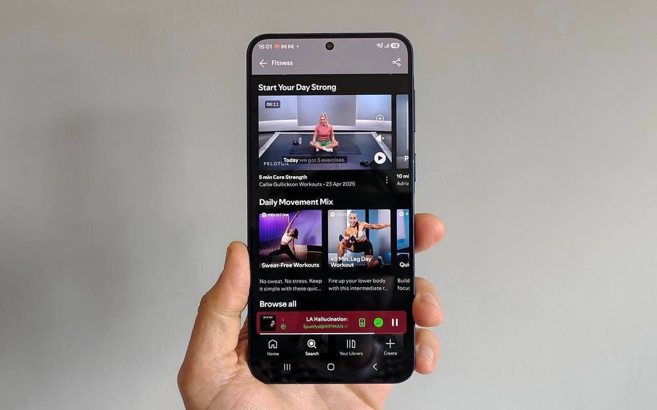 Spotify Subscribers Now Get Hundreds Of Peloton Video Workouts