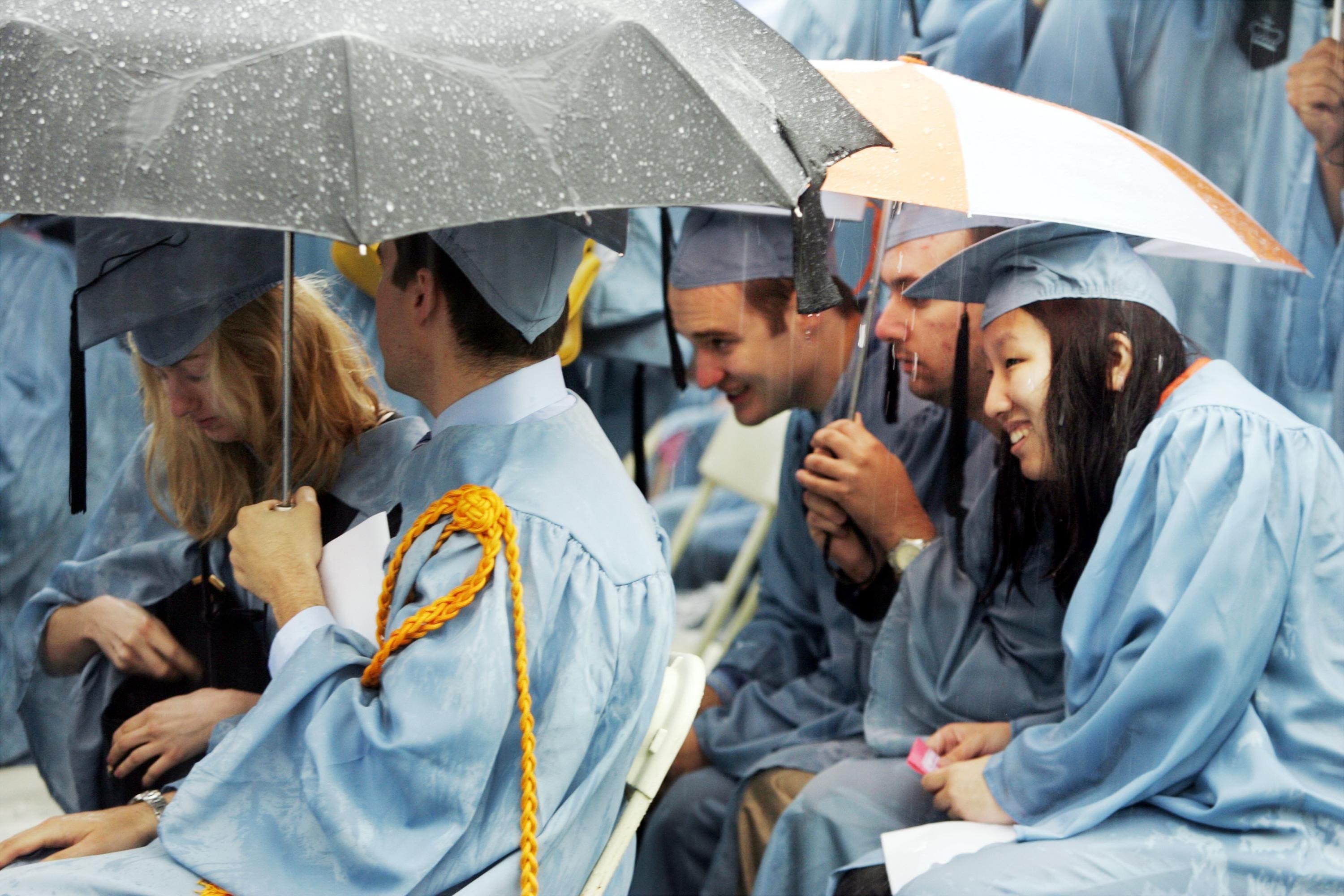 Graduation Ceremonies In The Rain. Why Is That Still Happening?