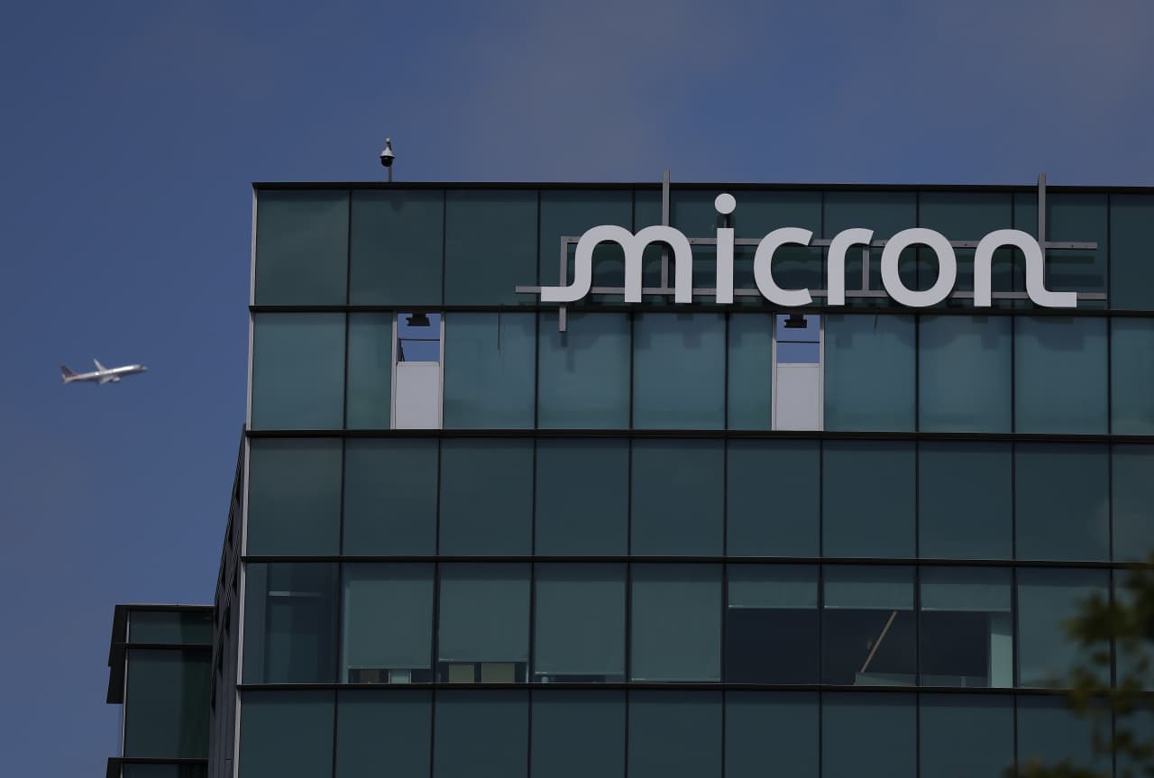 Micron’s stock is seeing its biggest gain in a year, en route to a record market-cap boost