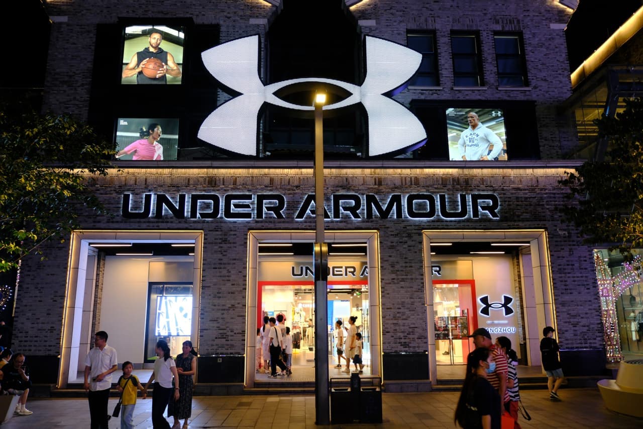 Under Armour’s stock tumbles as surging costs eat away at earnings