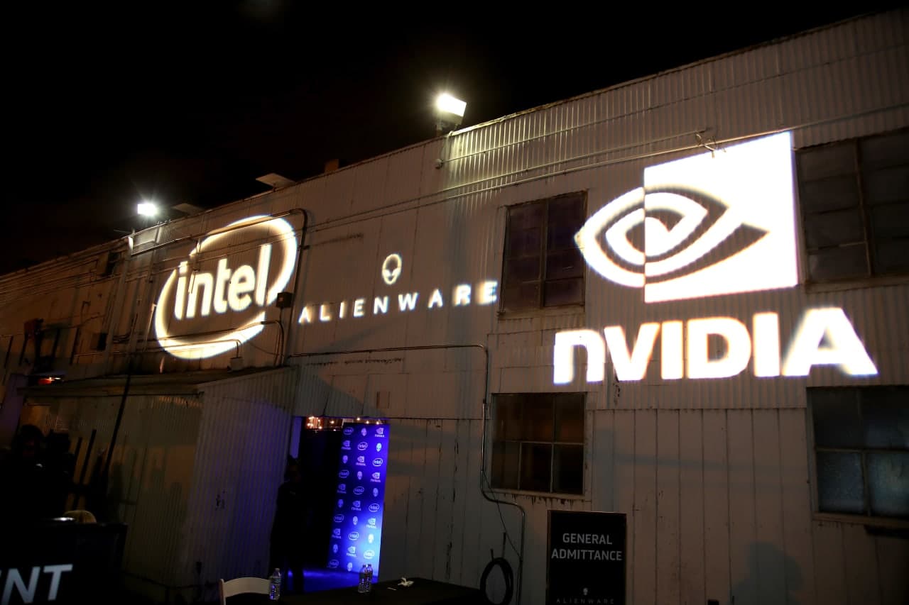 Nvidia’s stock sees its first record close in 6 months — thanks to Intel