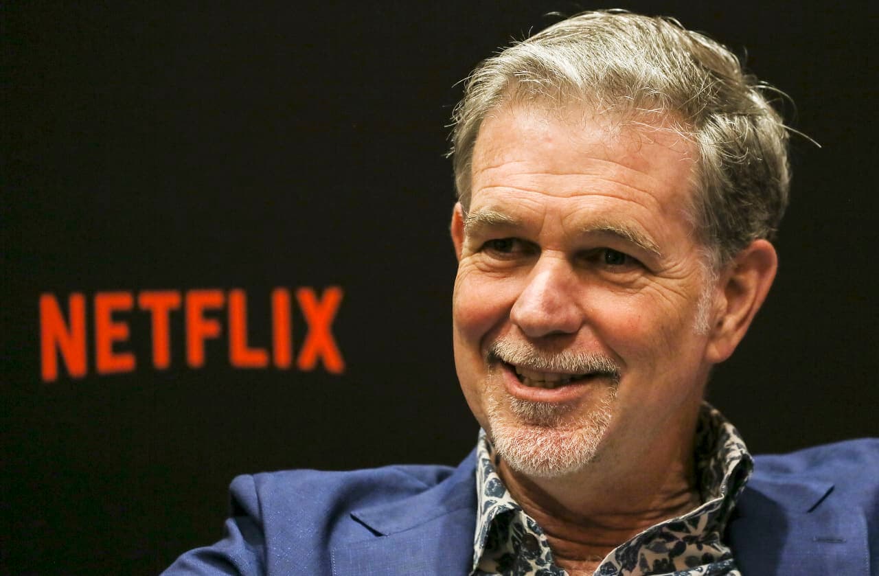 Here’s how much Reed Hastings has made selling Netflix stock this year