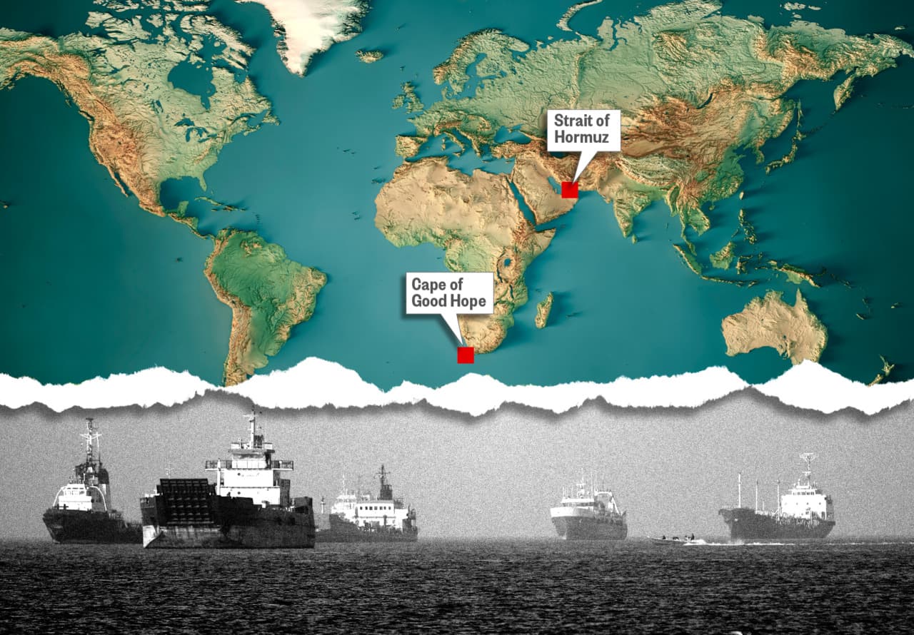 Crude oil is going the long way around the world as countries scramble to plug Hormuz supply hole