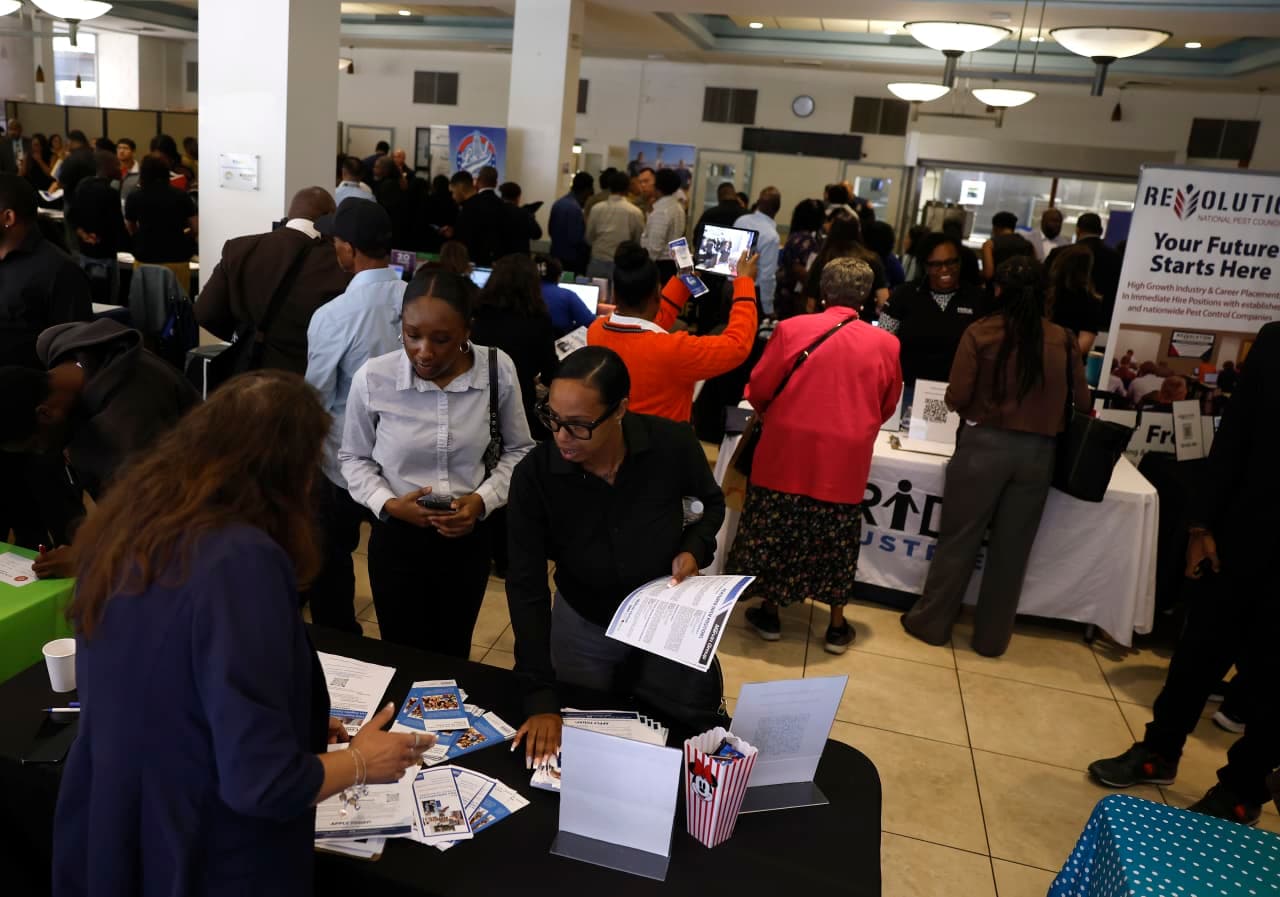 U.S. jobless claims sink to a 57-year low. Jobs aren’t easy to find — or lose.