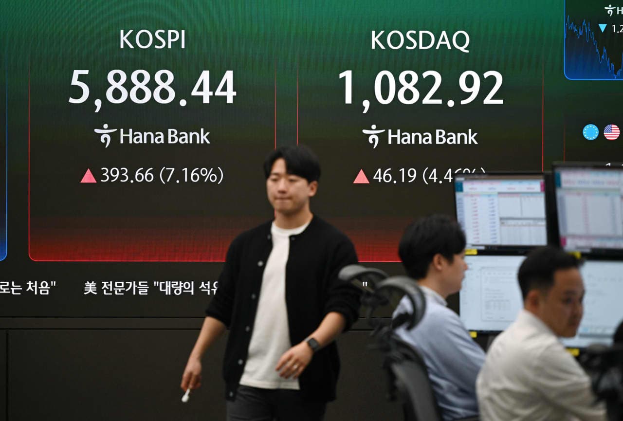 South Korean stocks just enjoyed their second-best month ever — and now the market is bigger than the U.K.