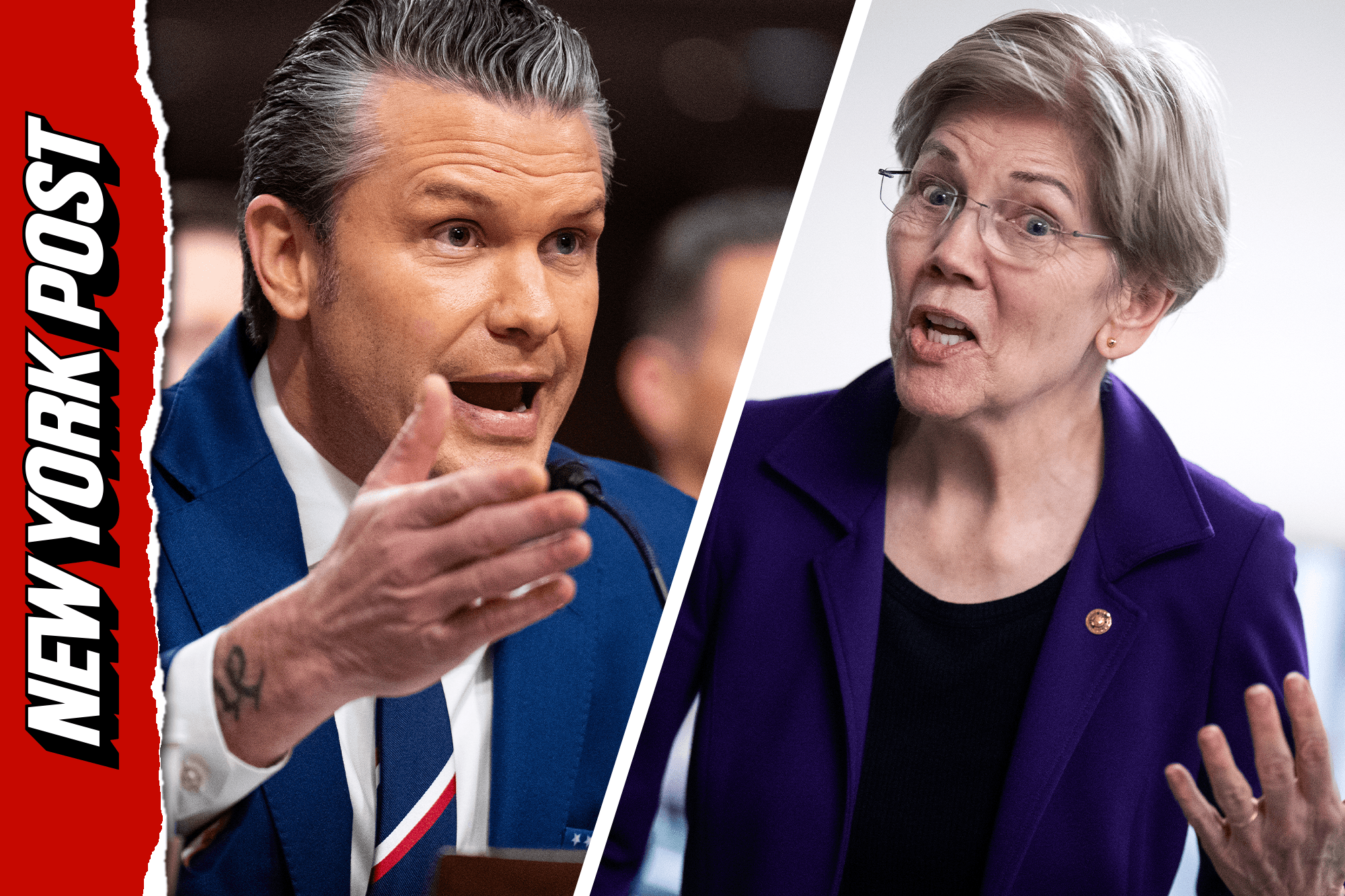 Watch Dem senator’s hand visibly shake in heated clash with Hesgeth