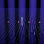Electrons in moiré crystals explore higher-dimensional quantum worlds
