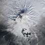 Landsat 9 captures Russia's restless Shiveluch volcano mid-eruption