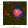 Radio telescopes confirm 3.3-million-light-year halo in unusually quiet galaxy cluster