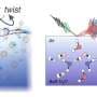 Twisting water reveals hidden order across four molecular layers at air-water interface