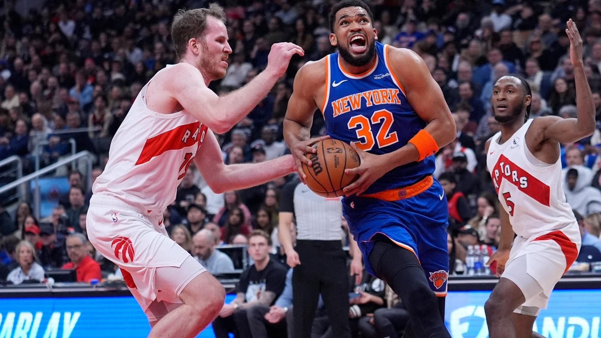 
                        NBA player prop picks, odds, predictions, free best bets: Model includes Karl-Anthony Towns on Monday, April 6
                    