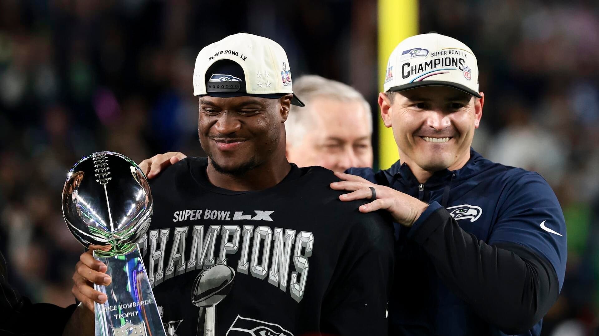 
                        No MVP, no problem? Mike Macdonald explains why he's not too worried about Seahawks losing Kenneth Walker III
                    