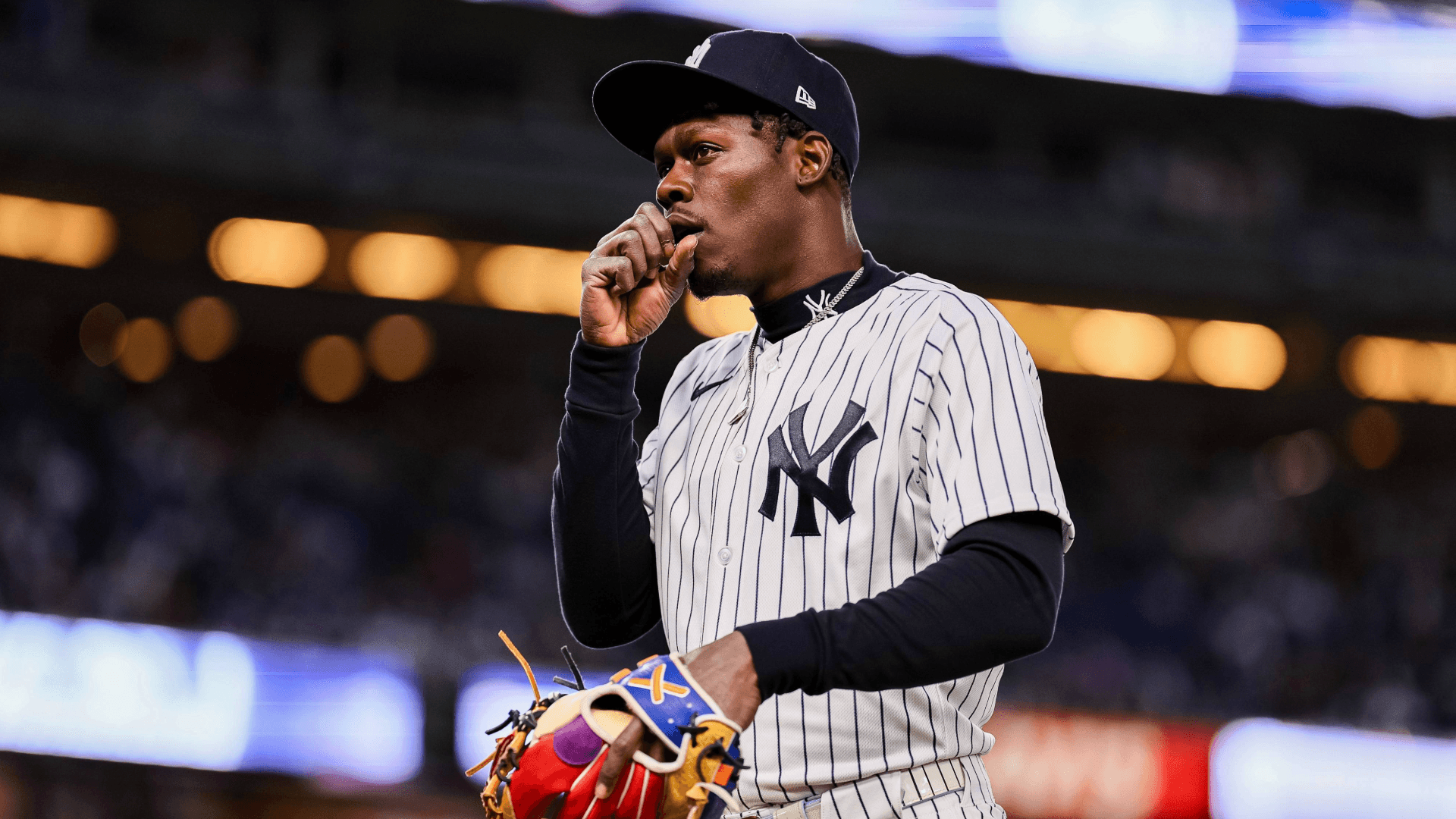 
                        Yankees' Jazz Chisholm Jr. admits he didn't know double-play rule in extra-innings loss to Rays
                    