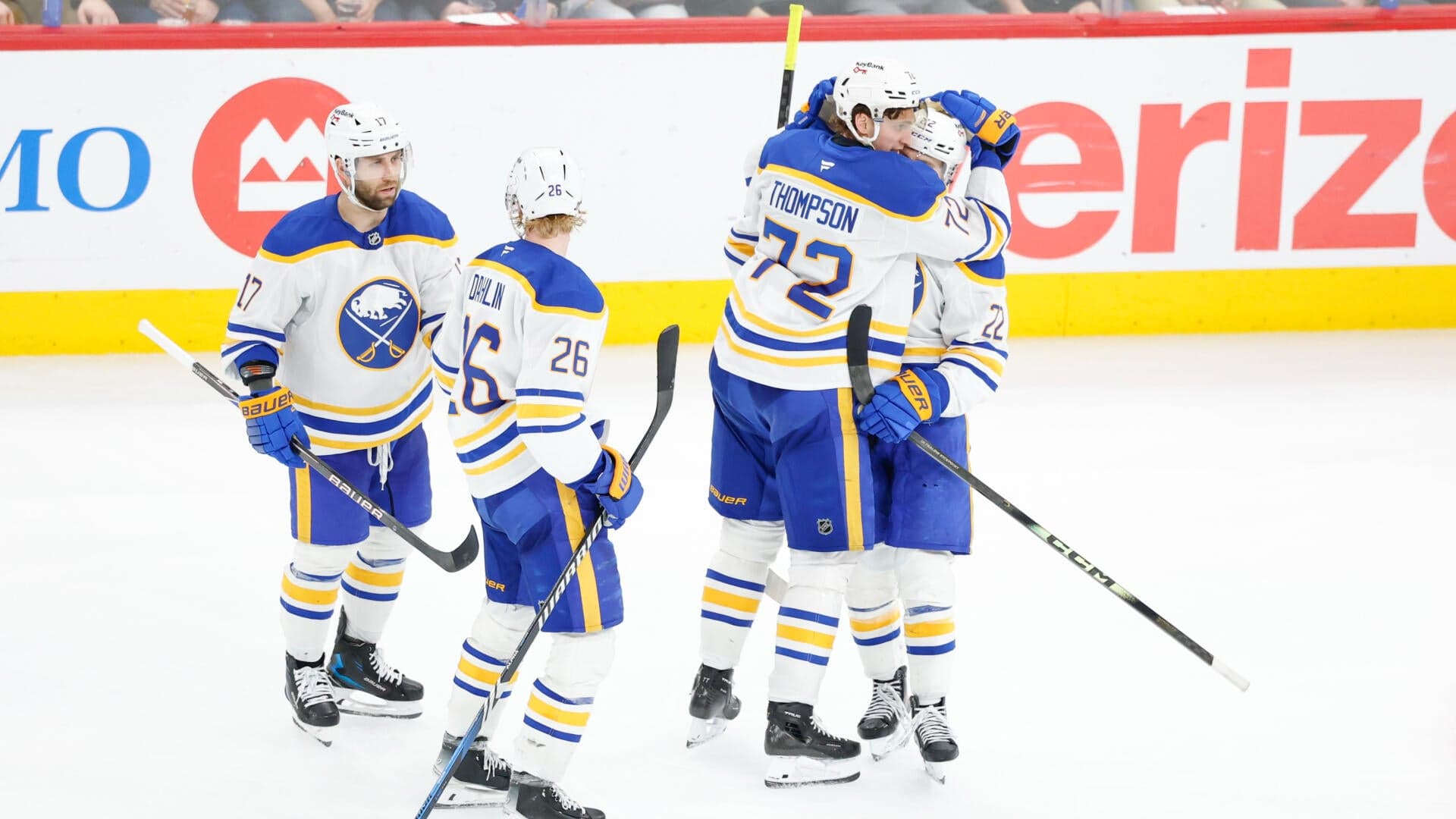 
                        NHL futures odds, predictions: Sabres battle Canadiens in second round of 2026 Stanley Cup Playoffs
                    