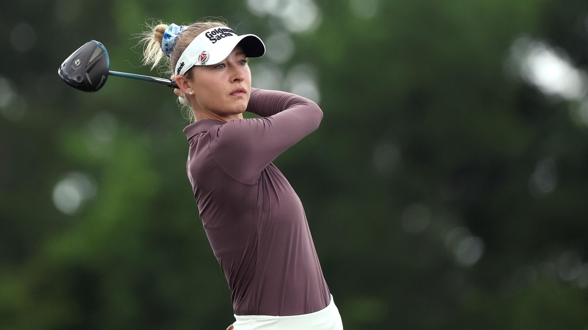 
                        2026 Chevron Championship: Nelly Korda posts back-to-back 65s to take control of LPGA's first major
                    