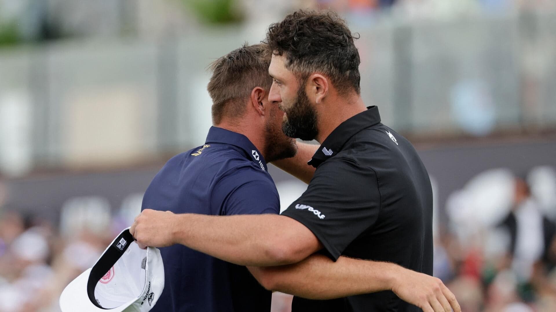 
                        Winning majors can give Jon Rahm, Bryson DeChambeau much-needed leverage amid LIV Golf's uncertain future
                    