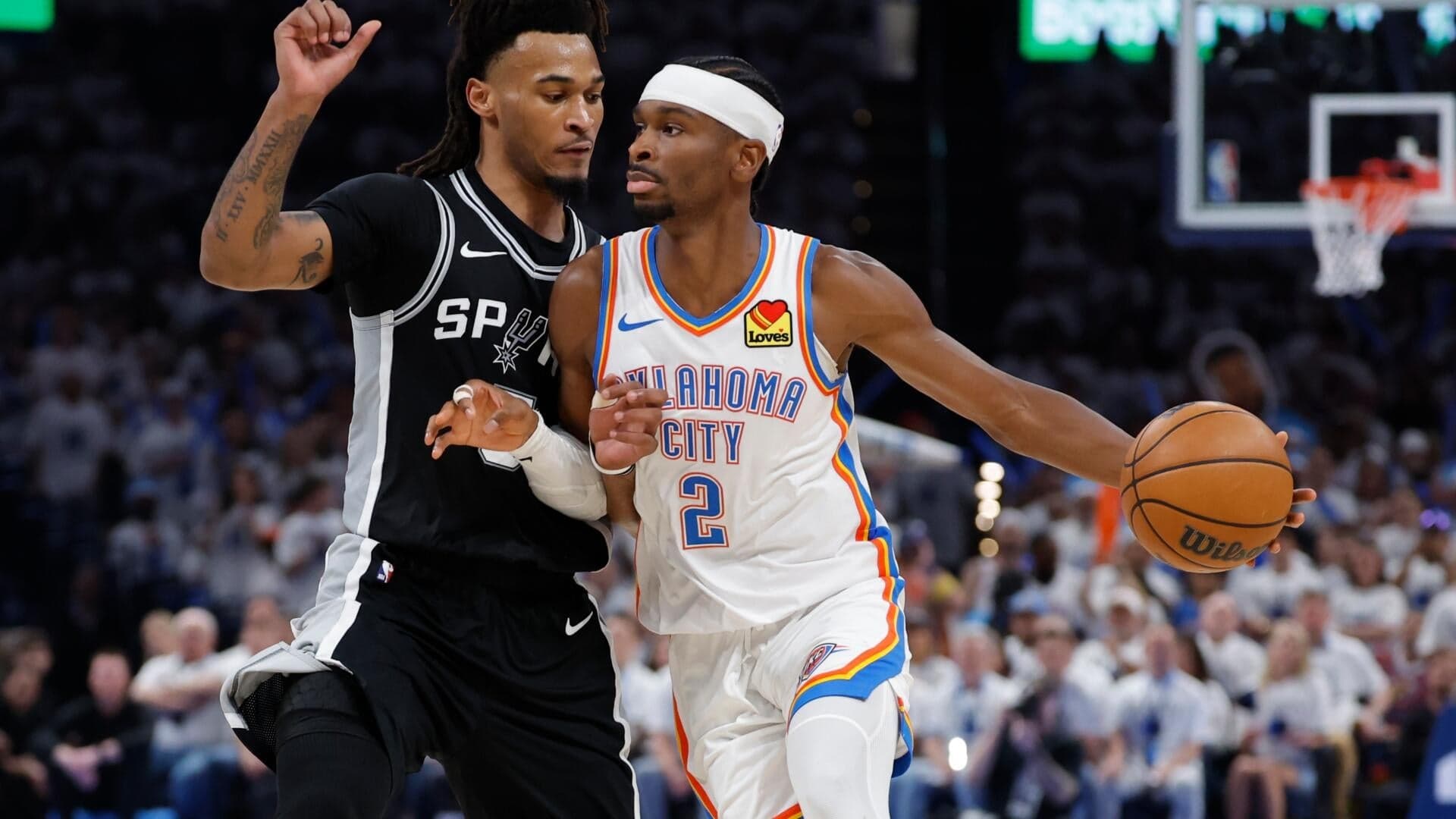 
                        Spurs vs. Thunder odds, prediction: 2026 NBA Western Conference finals picks, Game 7 best bets from model
                    