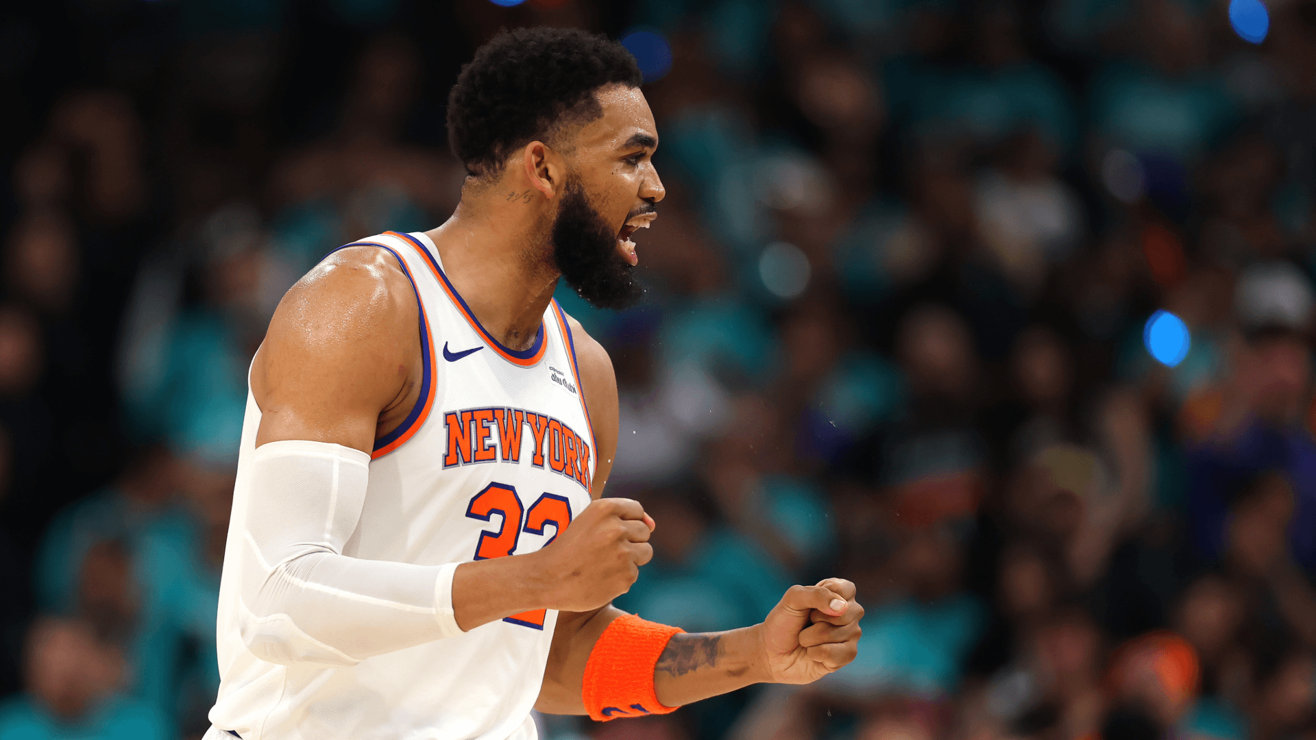 
                        Karl-Anthony Towns finally got to shine in Game 1 of the NBA Finals -- and take on Victor Wembanyama
                    