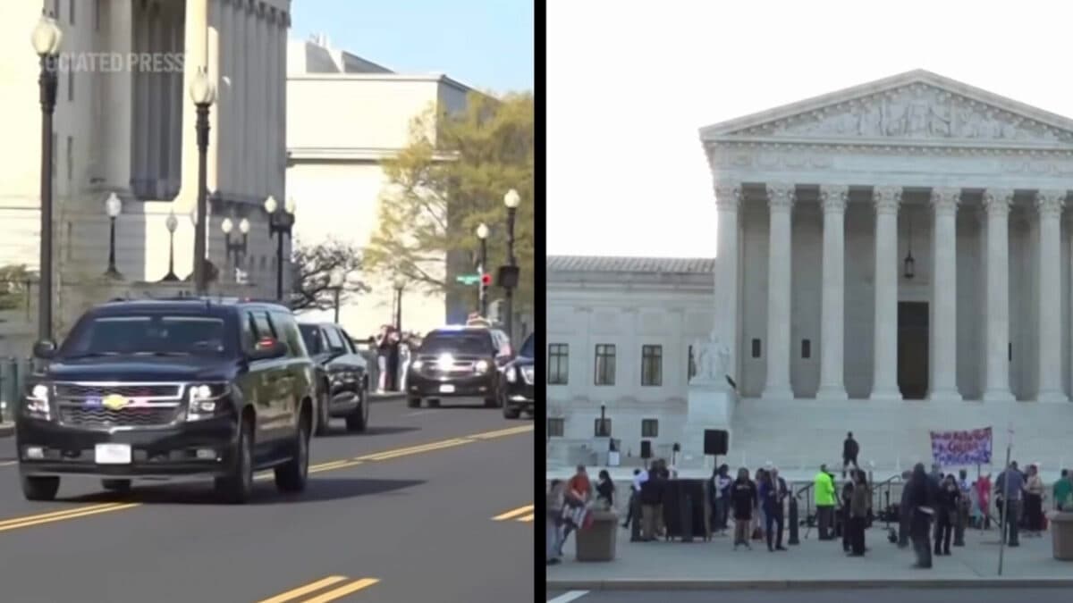 Media Suck Their Widdle Thumbs Over Trump ‘Intimidation’ At SCOTUS