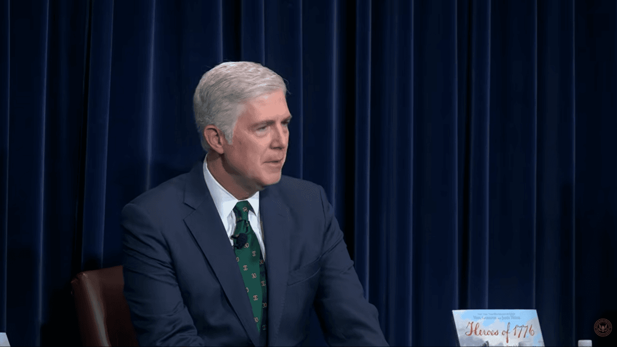 ‘We Have To Take Ownership’: Gorsuch Urges Americans To Take Self-Governance Seriously