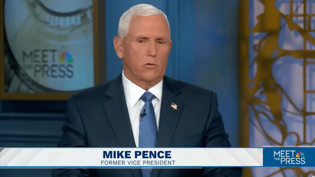 Mike Pence Enabled DOJ Lawfare So Of Course He Opposes Restoring Its Victims
