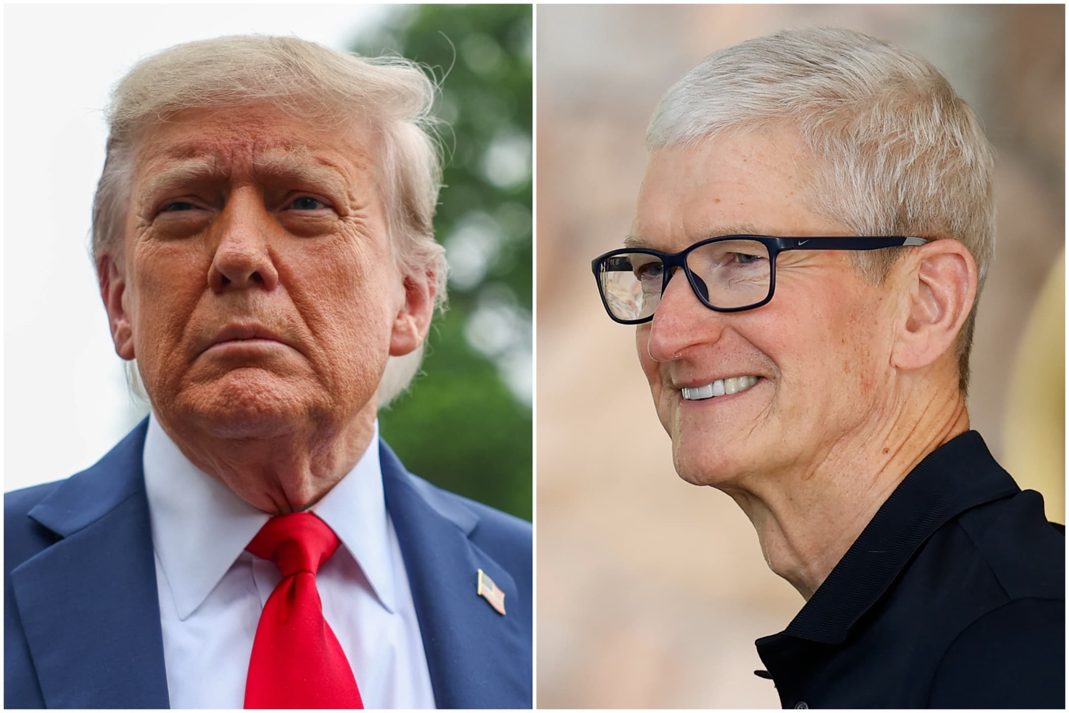 Donald Trump Claims Apple CEO Tim Cook Once Called the President to ‘Kiss My Ass’
