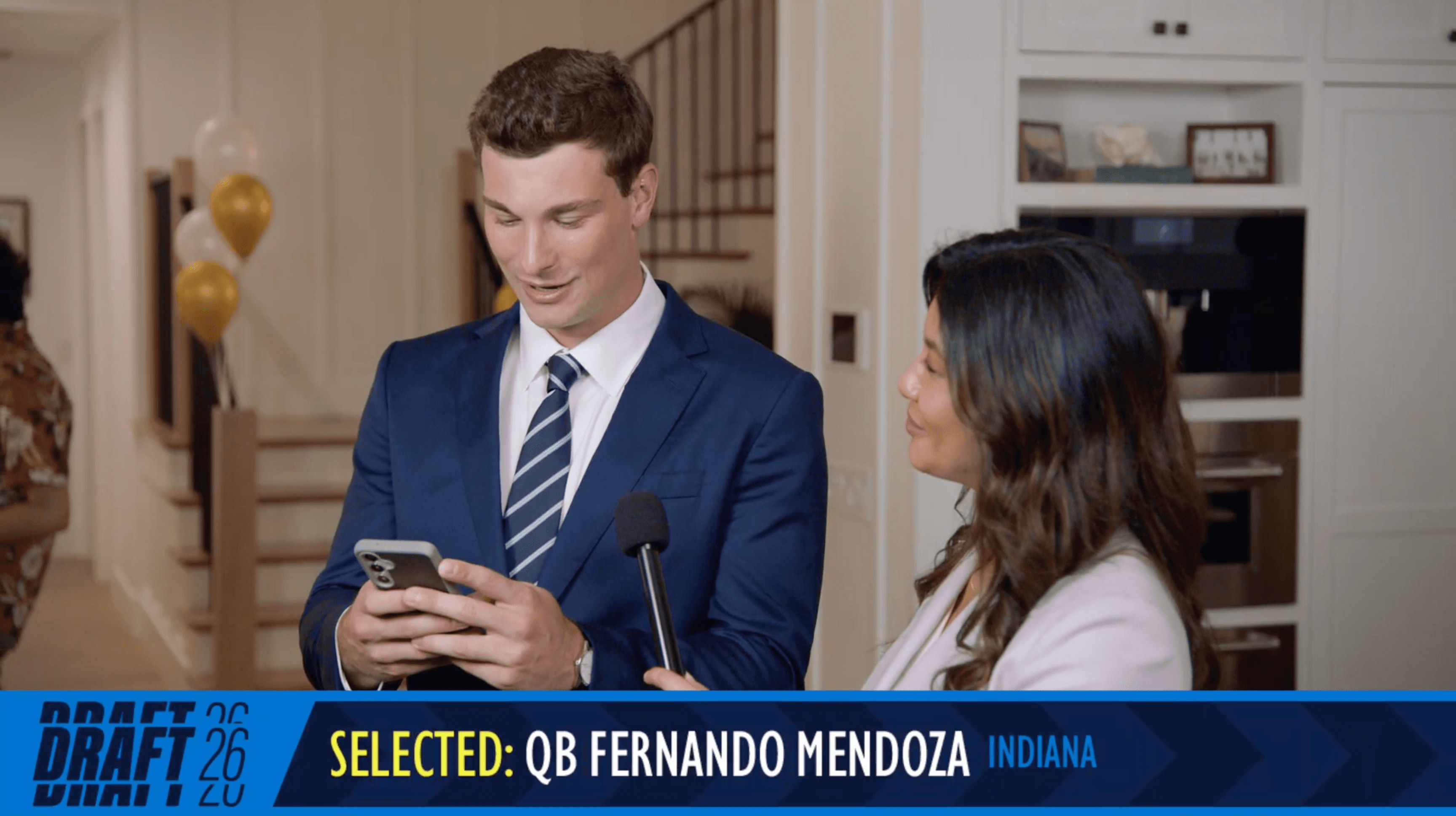 Fernando Mendoza Makes NFL Draft Appearance (With Help From LinkedIn)