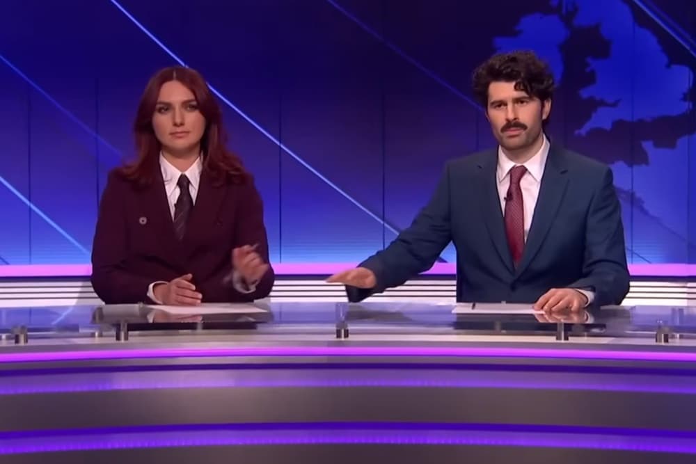 ‘SNL U.K.’ Weekend Update Takes Aim at Facebook Founder Mark Zuckerberg: ‘I Hope He Uses That Bunker in Exactly the Same Way Hitler Did’