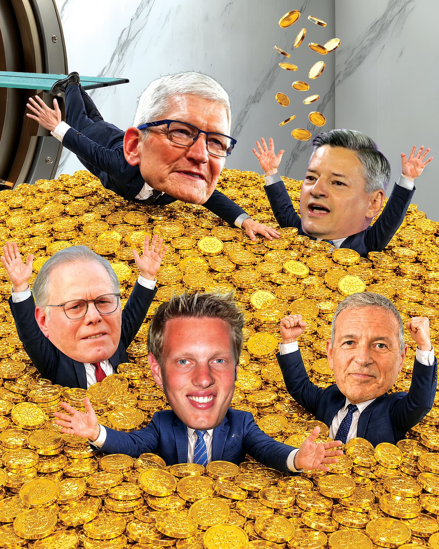 Media CEO Pay 2025: How David Zaslav, Bob Iger, Ted Sarandos and Other Moguls Made Bank as Hollywood Struggled