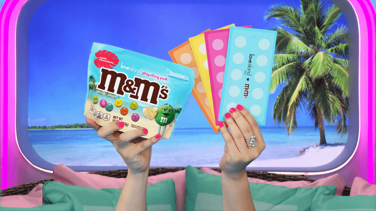 M&M Releases ‘Love Island’-Themed Candy, Printed With Lines ‘Bombshell Arrives,’ ‘Got a Text’ and More