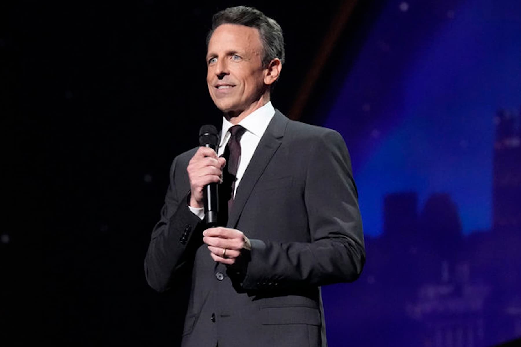 Seth Meyers Disses CBS at Upfronts, a Term He Says ‘Describes How They Paid Trump to Drop the Lawsuit’